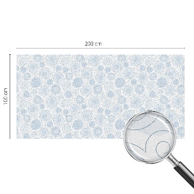 Samolepiaca fólia na sklo vitrážová Špirálové vzory