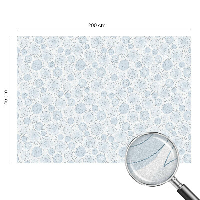 Samolepiaca fólia na sklo vitrážová Špirálové vzory