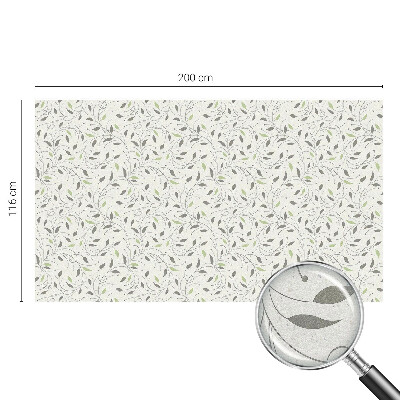 Nepriehľadná fólia na okno Listy výhonkov