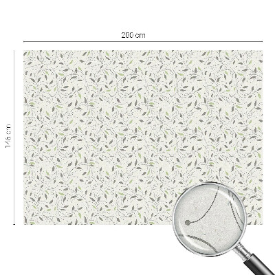 Nepriehľadná fólia na okno Listy výhonkov