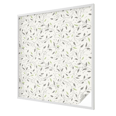 Nepriehľadná fólia na okno Listy výhonkov