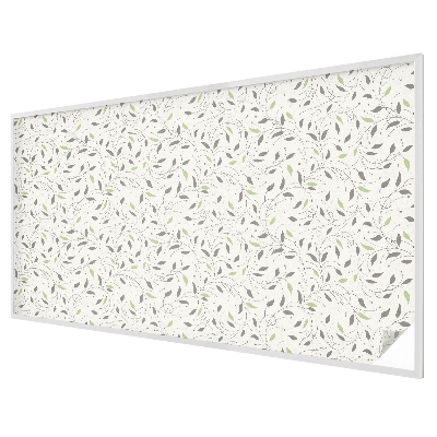 Nepriehľadná fólia na okno Listy výhonkov