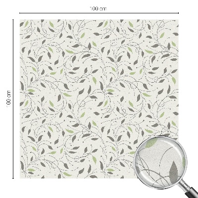 Nepriehľadná fólia na okno Listy výhonkov