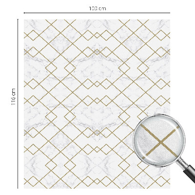 Matná fólia na okno vitráž Geometrické čiary