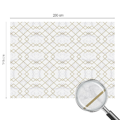 Matná fólia na okno vitráž Geometrické čiary