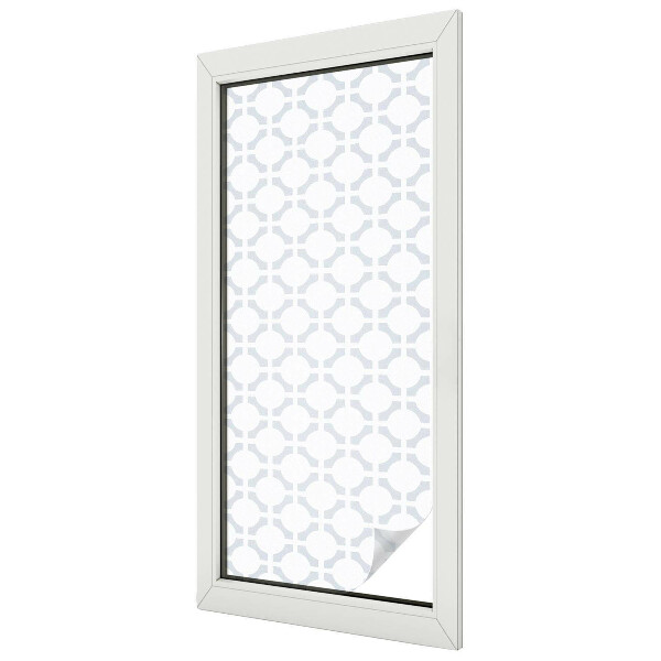 Fólia na sklo na ochranu súkromia Geometrická elegancia