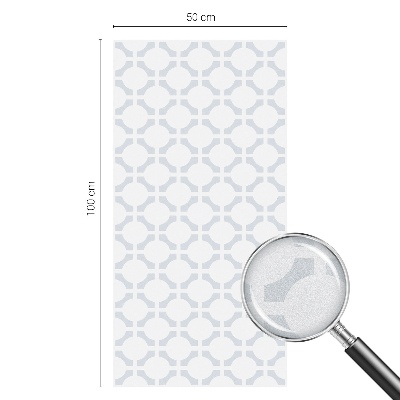 Fólia na sklo na ochranu súkromia Geometrická elegancia
