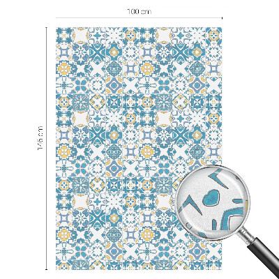 Samolepiaca fólia na sklo vitrážová Mozaikové vzory