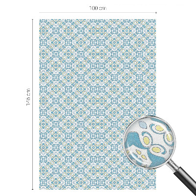 Matná fólia na okno vitráž Geometrické rozety