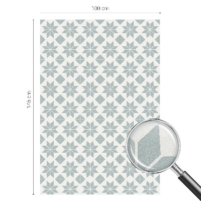 Nepriehľadná fólia na okno Geometrické hviezdy