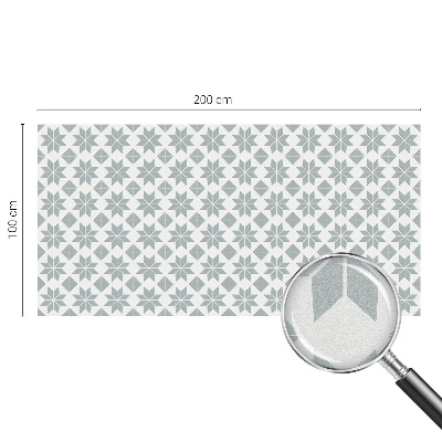 Nepriehľadná fólia na okno Geometrické hviezdy