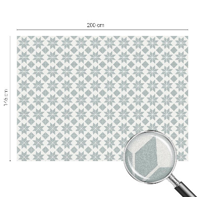 Nepriehľadná fólia na okno Geometrické hviezdy