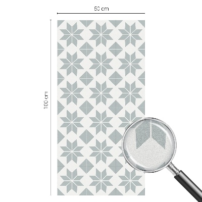 Nepriehľadná fólia na okno Geometrické hviezdy