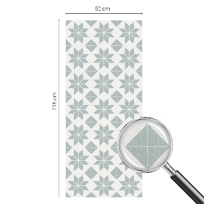 Nepriehľadná fólia na okno Geometrické hviezdy