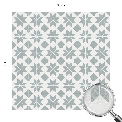 Nepriehľadná fólia na okno Geometrické hviezdy