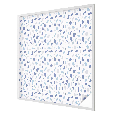 Fólia na sklo na ochranu súkromia Modré vzory