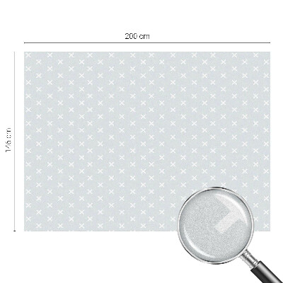 Samolepiaca fólia na sklo vitrážová Jemné kríže