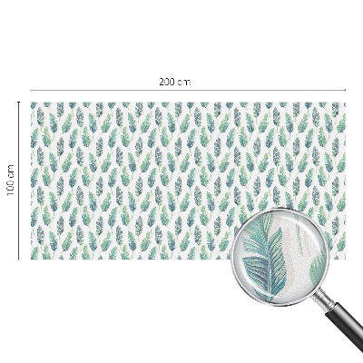 Ochranná fólia na sklo vitráž Tropické listy