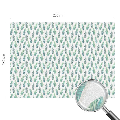 Ochranná fólia na sklo vitráž Tropické listy