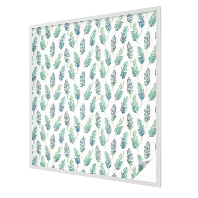 Ochranná fólia na sklo vitráž Tropické listy