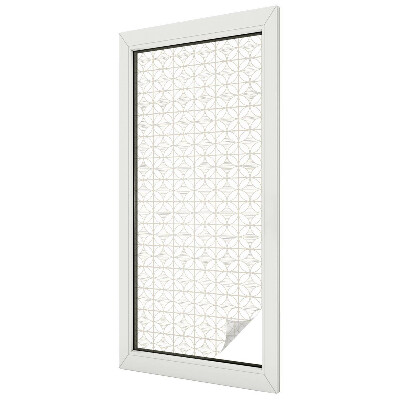 Samolepiaca fólia na sklo vitrážová Geometrické vzory