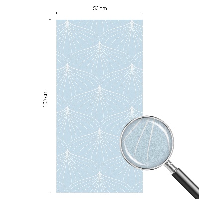 Matná fólia na okno vitráž Harmonické fanúšikov