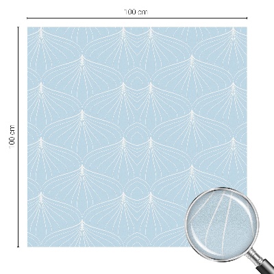 Matná fólia na okno vitráž Harmonické fanúšikov