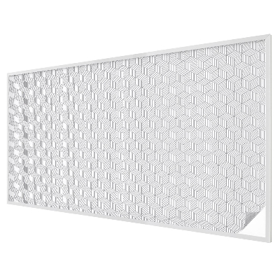 Samolepiaca fólia na sklo vitrážová Šesťuholníkové pevné látky