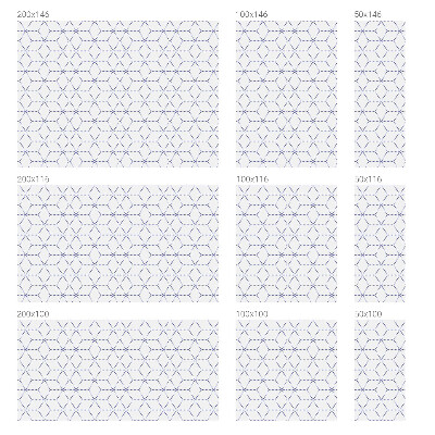 Matná fólia na okno vitráž Fialové kosoštvorce