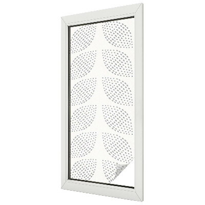 Ochranná fólia na sklo vitráž Bodkované listy