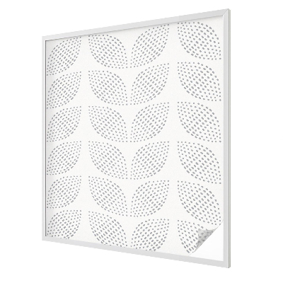 Ochranná fólia na sklo vitráž Bodkované listy