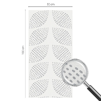 Ochranná fólia na sklo vitráž Bodkované listy