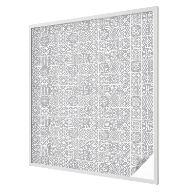 Samolepiaca fólia na sklo vitrážová Geometrická elegancia