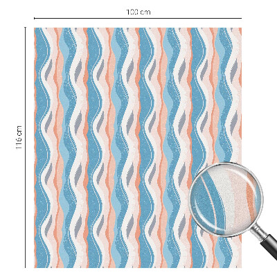 Nepriehľadná fólia na okno Vlnitý rytmus