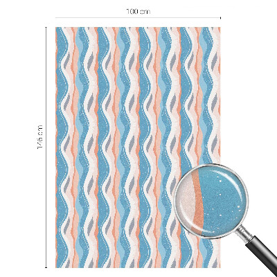 Nepriehľadná fólia na okno Vlnitý rytmus