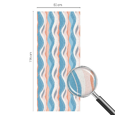 Nepriehľadná fólia na okno Vlnitý rytmus