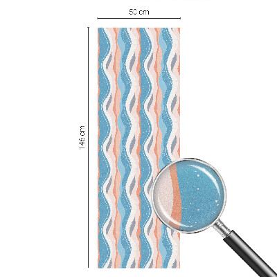 Nepriehľadná fólia na okno Vlnitý rytmus