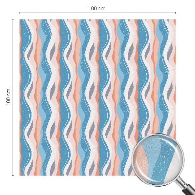 Nepriehľadná fólia na okno Vlnitý rytmus