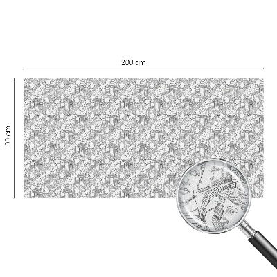 Samolepiaca fólia na sklo vitrážová Klasické portréty