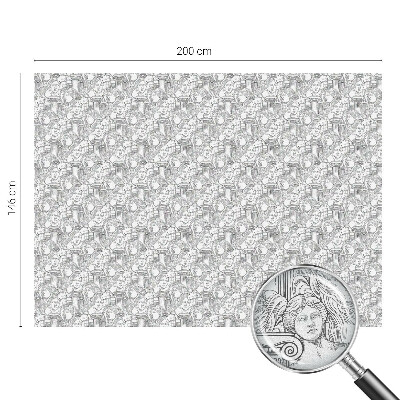 Samolepiaca fólia na sklo vitrážová Klasické portréty