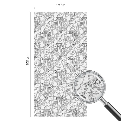 Samolepiaca fólia na sklo vitrážová Klasické portréty