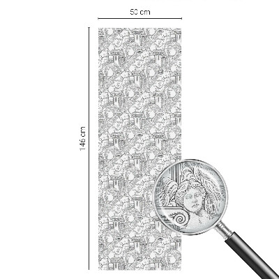 Samolepiaca fólia na sklo vitrážová Klasické portréty