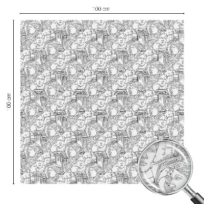 Samolepiaca fólia na sklo vitrážová Klasické portréty