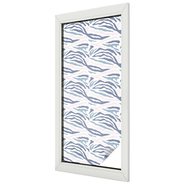 Ochranná fólia na sklo vitráž Zebrí vzor