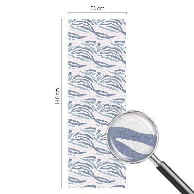 Ochranná fólia na sklo vitráž Zebrí vzor
