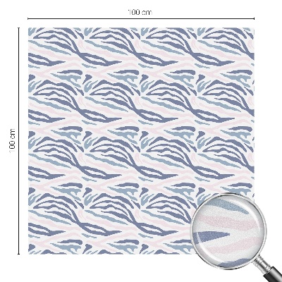 Ochranná fólia na sklo vitráž Zebrí vzor