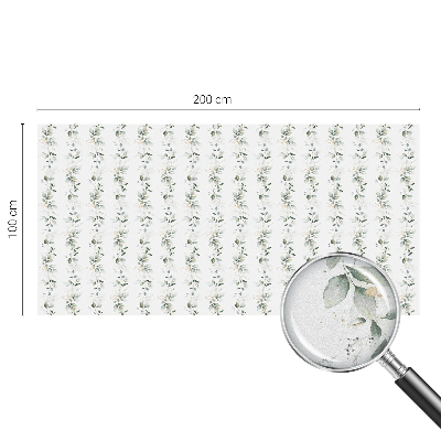 Matná fólia na okno vitráž Rastlinné kúzlo