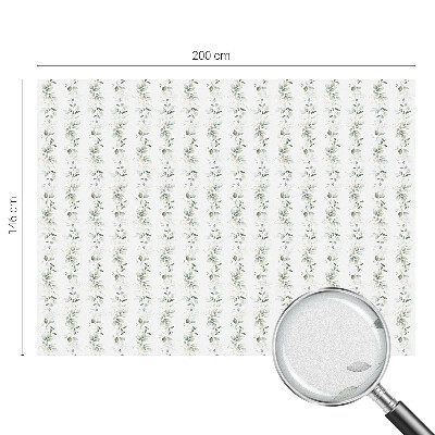 Matná fólia na okno vitráž Rastlinné kúzlo