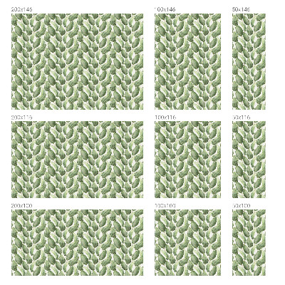 Ochranná fólia na sklo vitráž Zelené listy