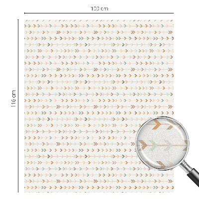 Fólia na sklo na ochranu súkromia Vzor šípky